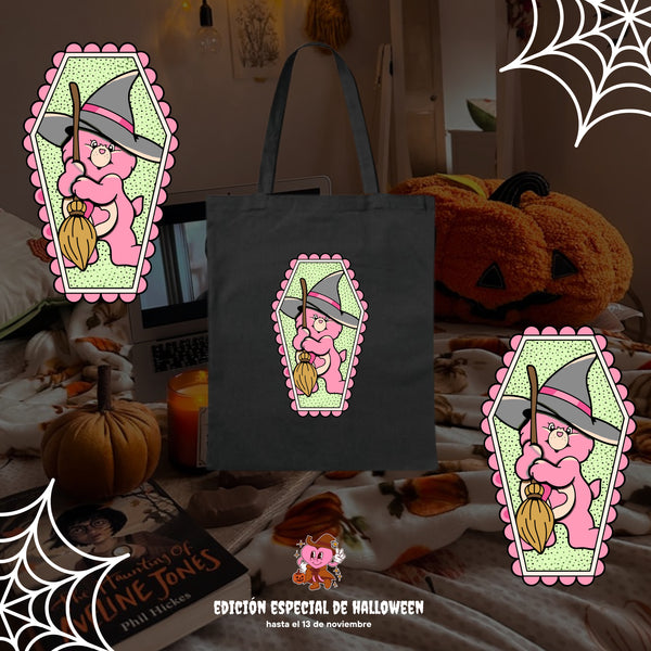 Bolsa Halloween Oso amoroso rosa