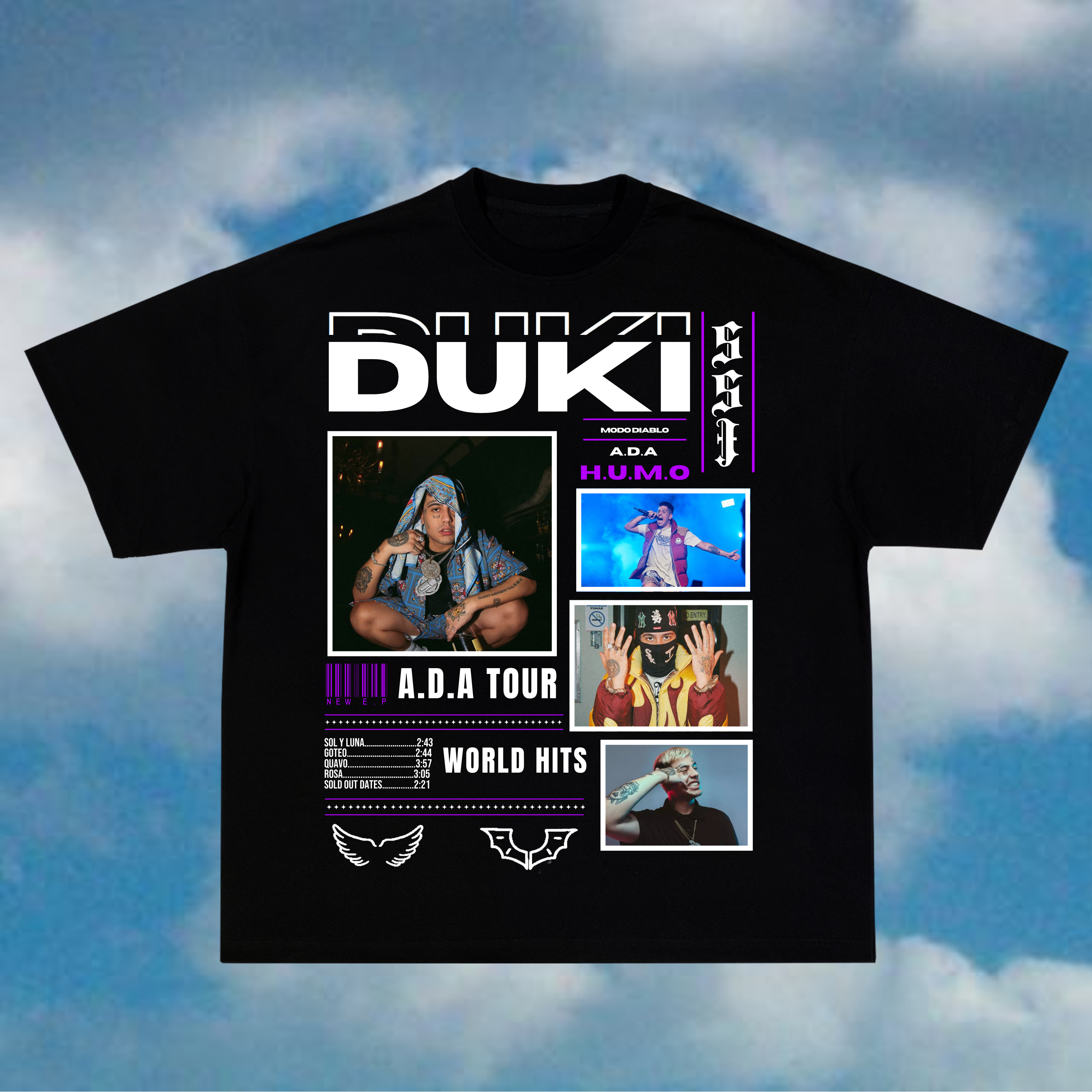 Camiseta personalizada Duki