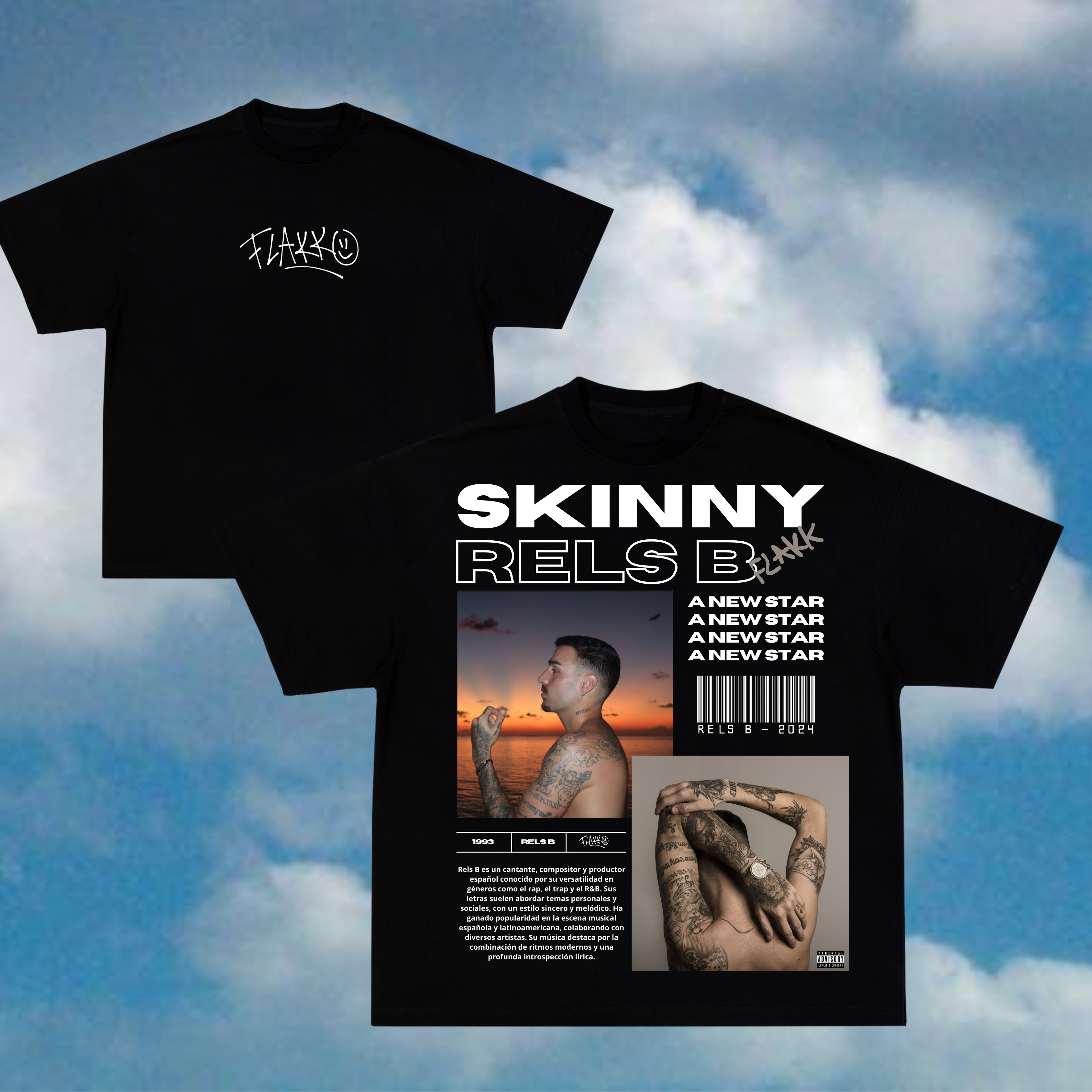 Camiseta personalizada Rels B - Skinny Flakk