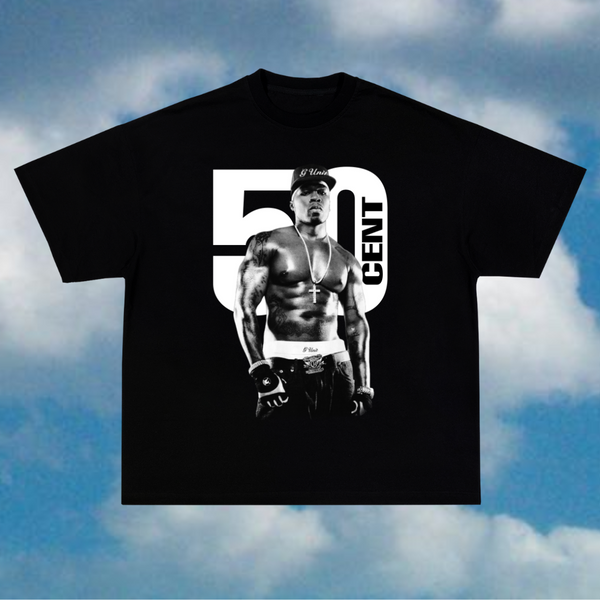 Camiseta collage - 50 cent