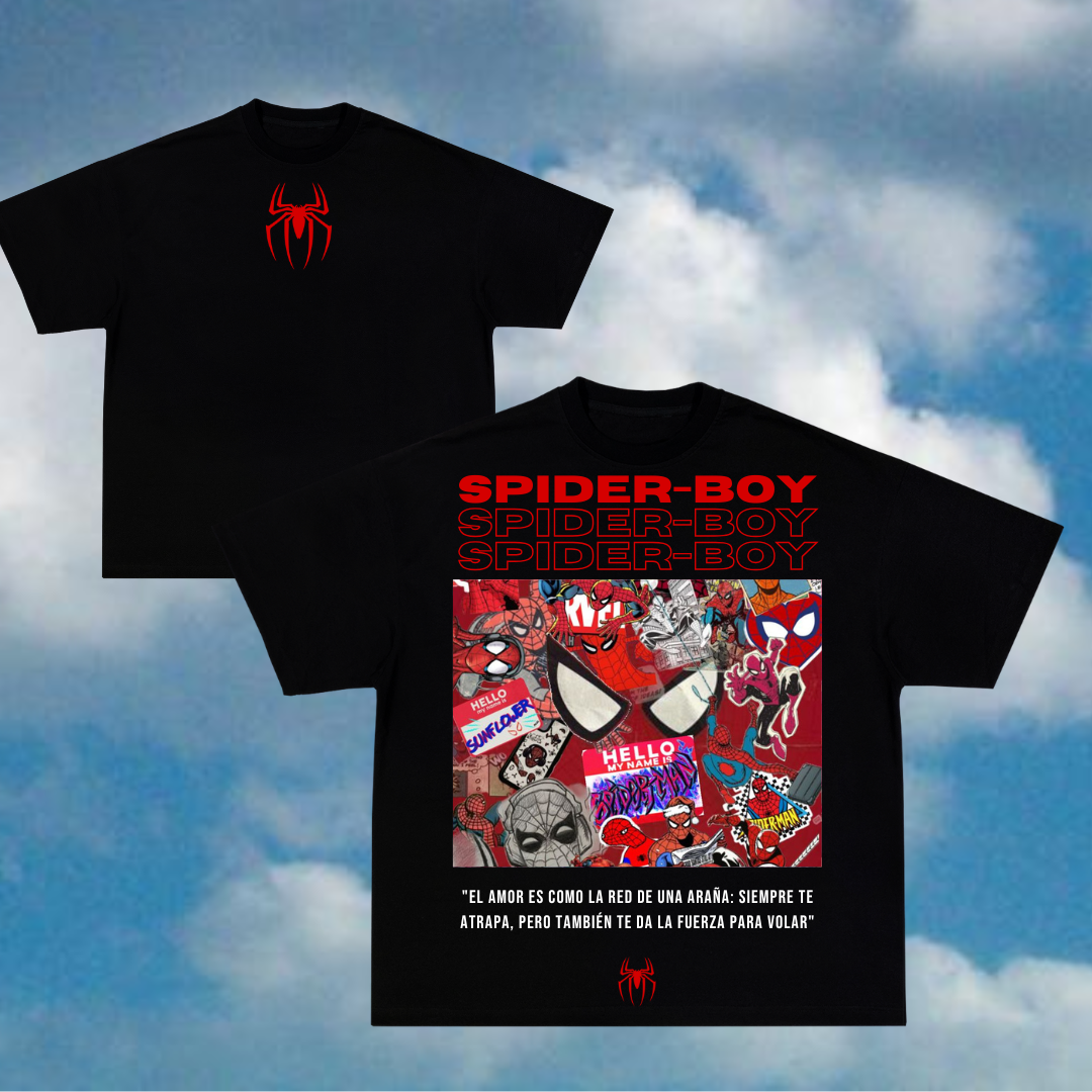 Pack de 2 camisetas - Spider-boy + spider-girl