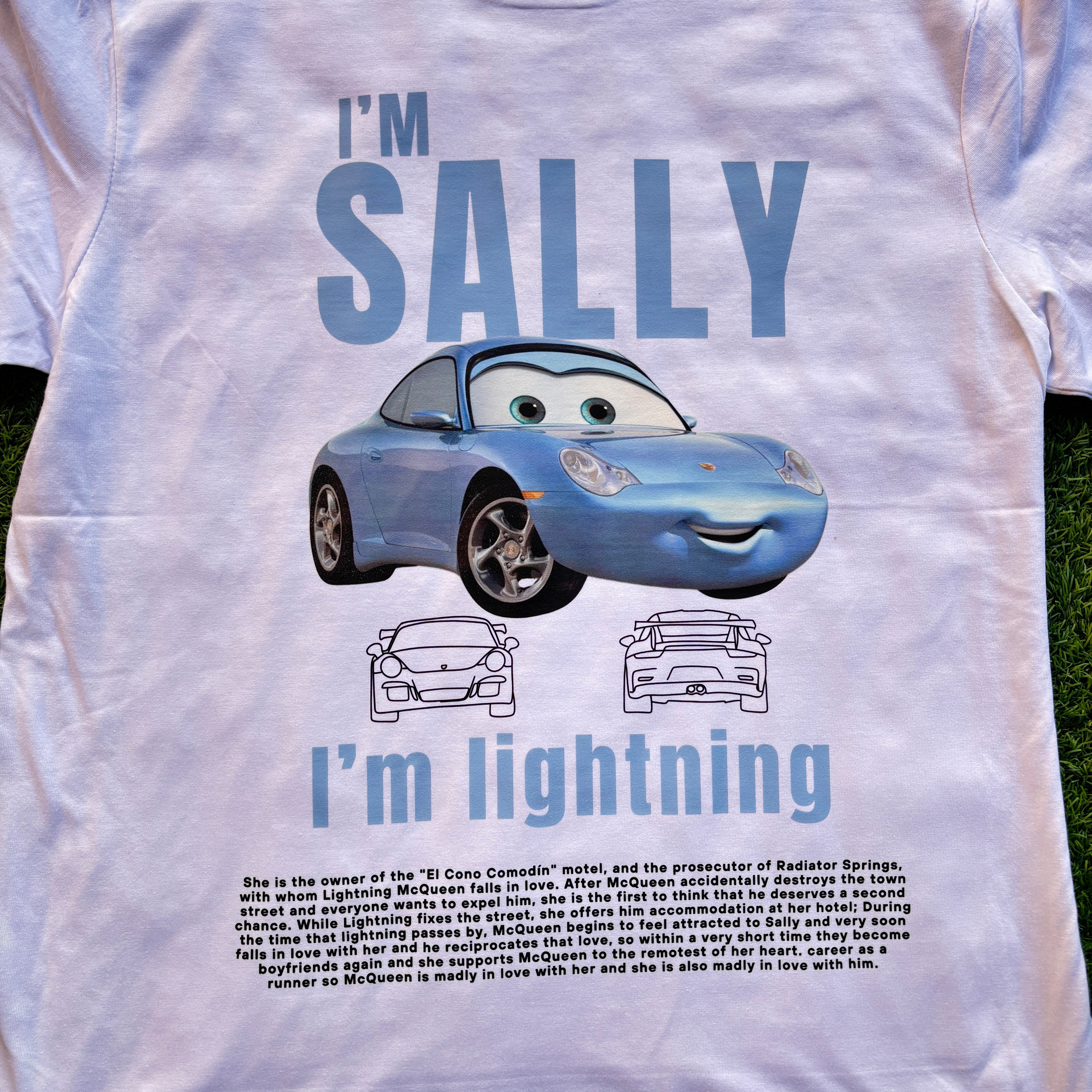 Pack de 2 camisetas CARS: Sally y Rayo McQueen