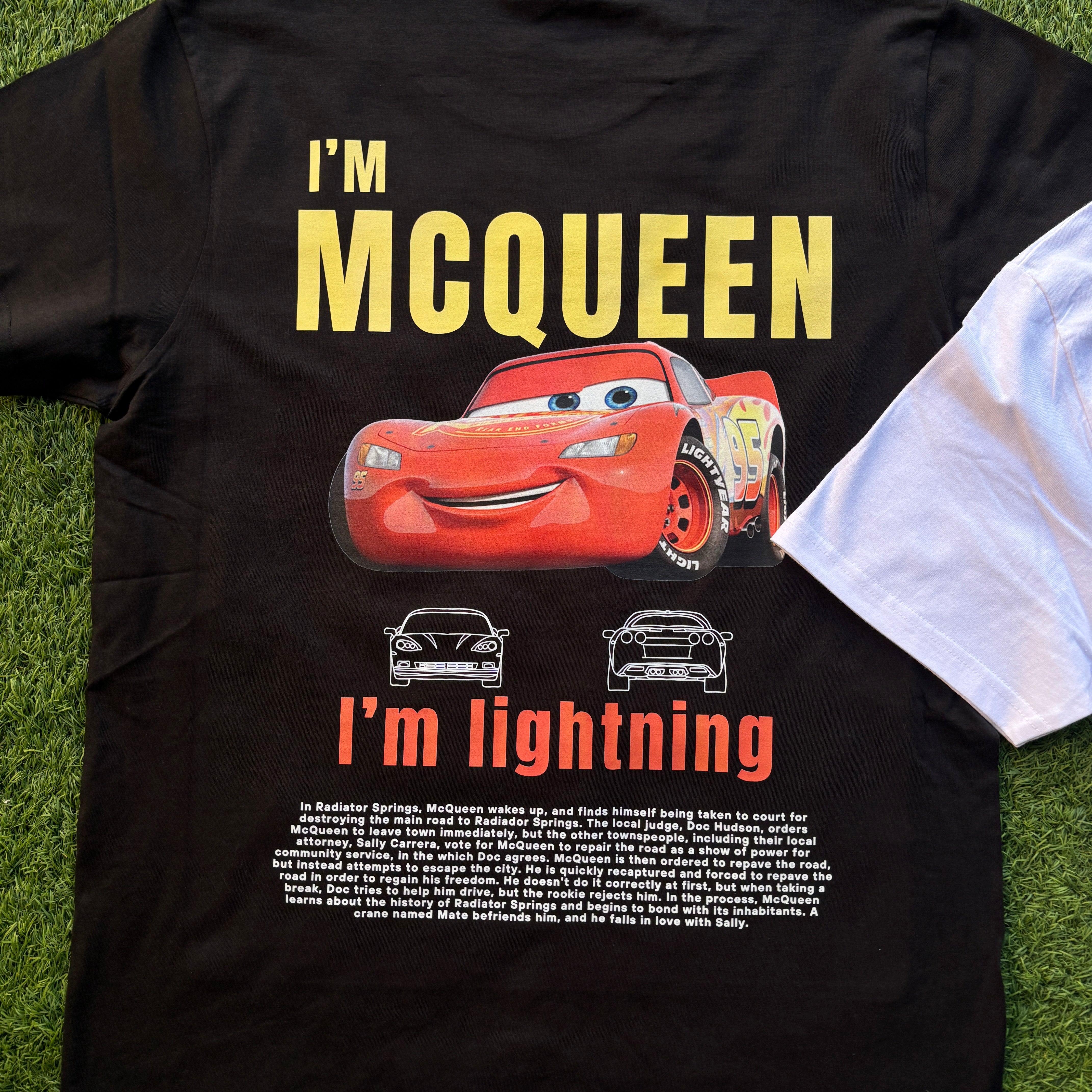 Pack de 2 camisetas CARS: Sally y Rayo McQueen