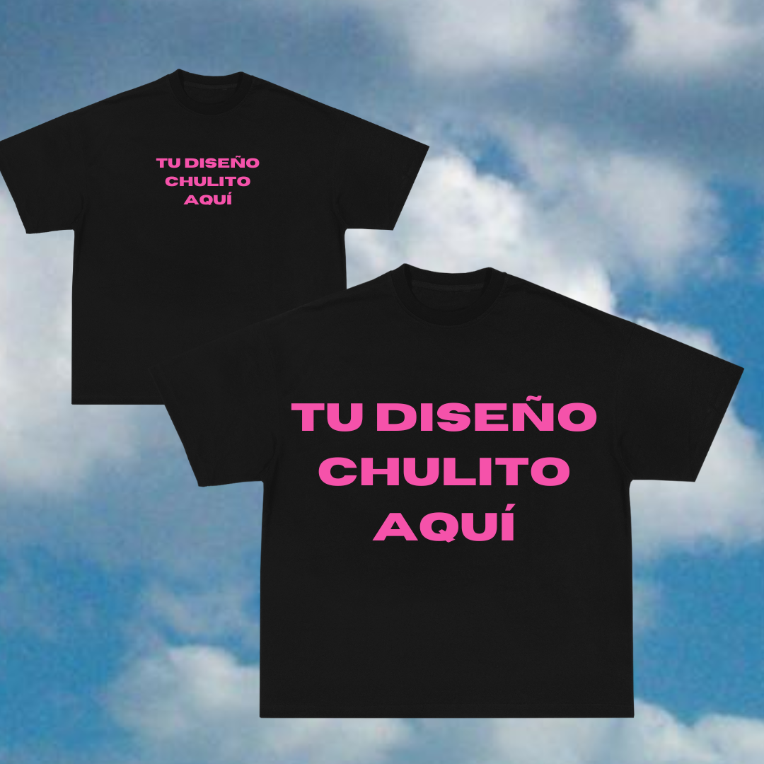 Camiseta personalizada - desde 0 con plantilla (leer descripción)