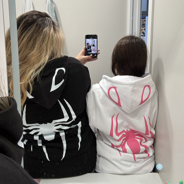 Pack sudaderas Spiderman + Spidergirl