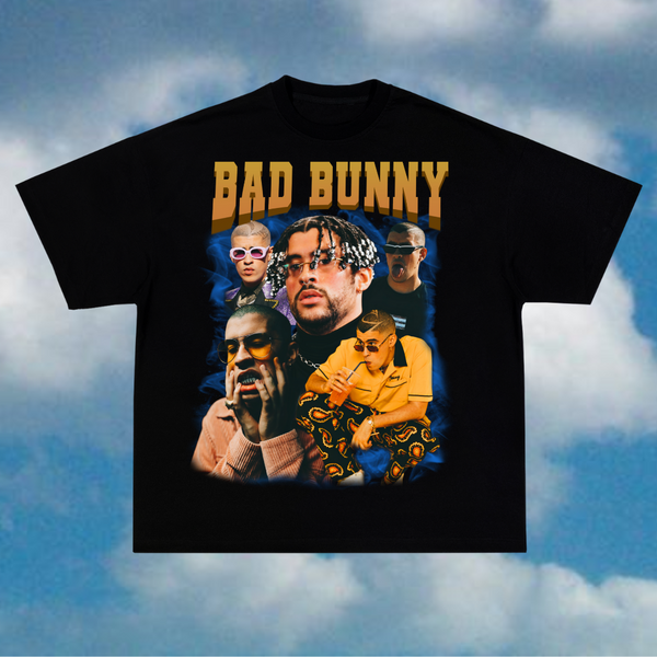 Camiseta collage - Bad Bunny