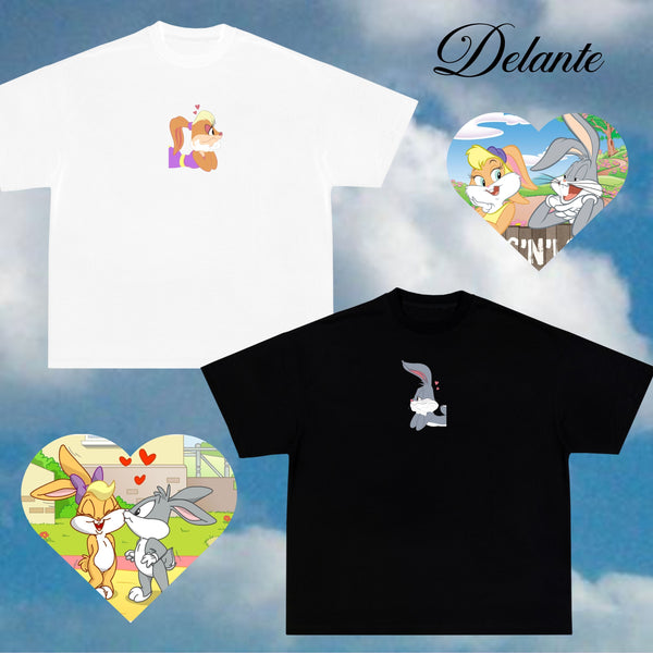 Pack de 2 camisetas Bugs y Lola Bunny