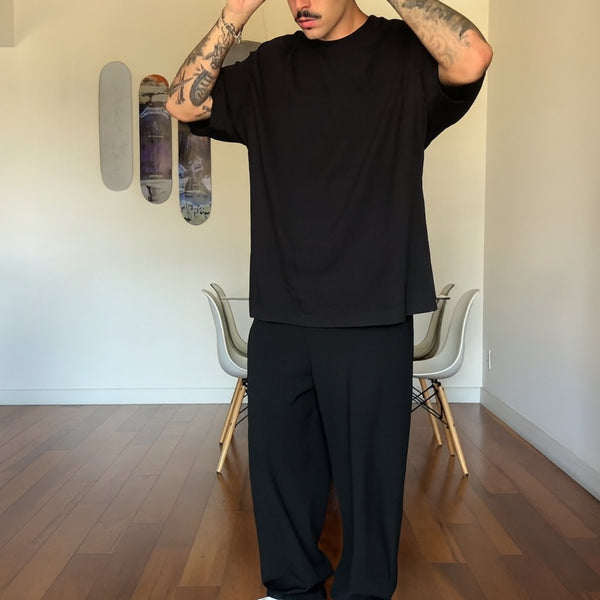 Camiseta oversize sin estampar (algodón 220gm)