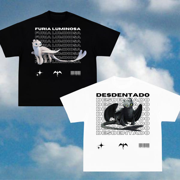 Pack de 2 camisetas Como entrenar a tu Dragón