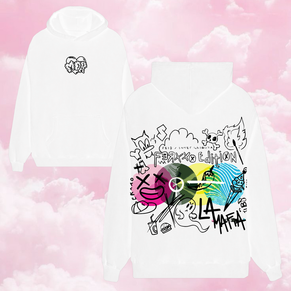 Sudadera blanca - Feid Intershibuya
