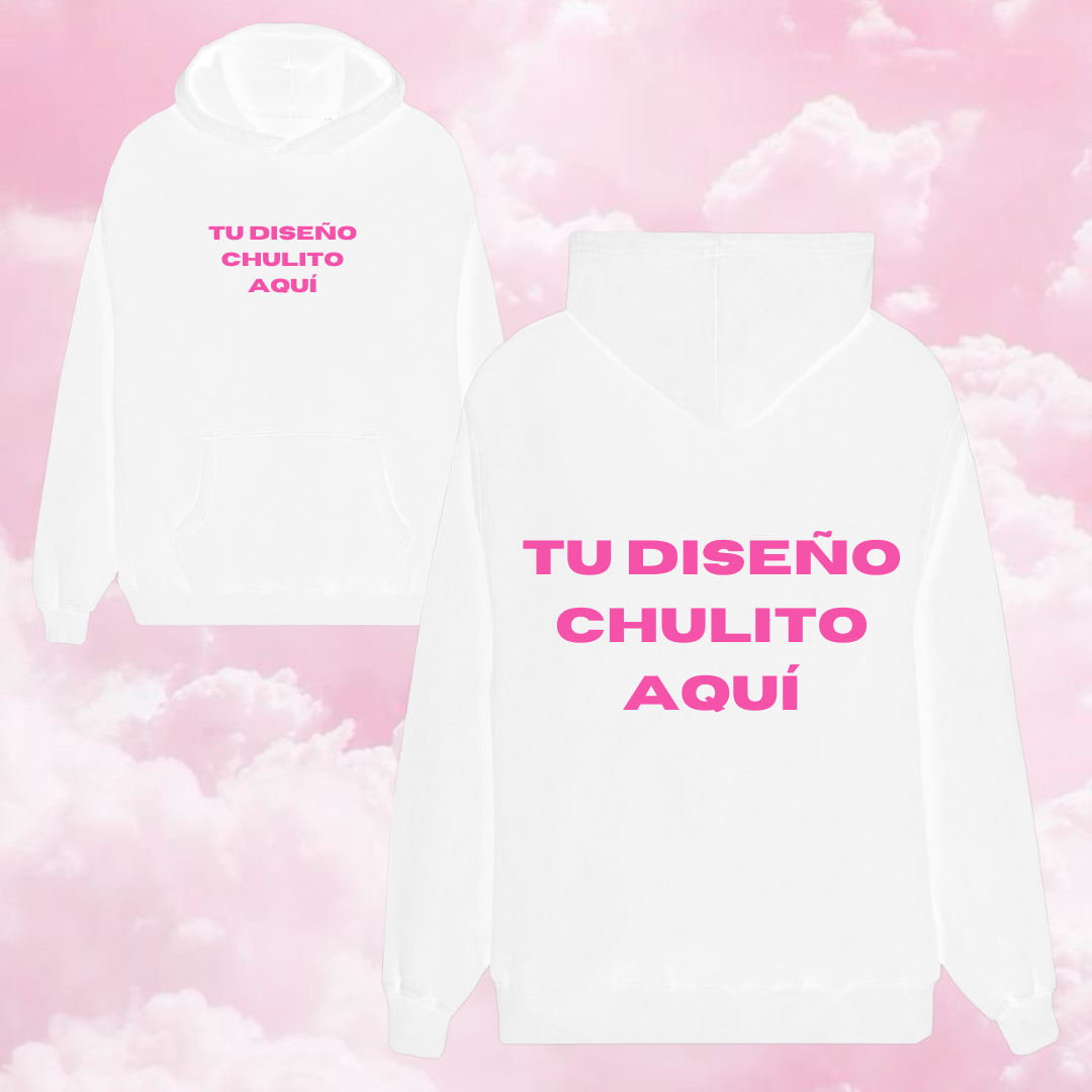 Sudadera personalizada - desde 0, con plantilla (leer descripción)