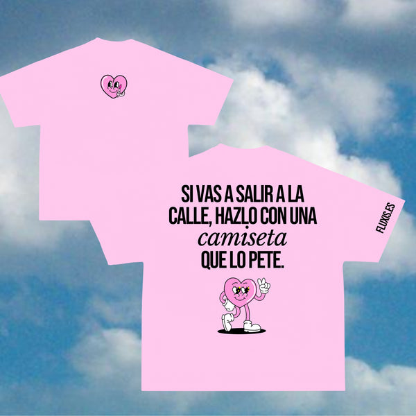 Camiseta edición especial Fluxi's - Diseño Exclusivo en Rosa y negro