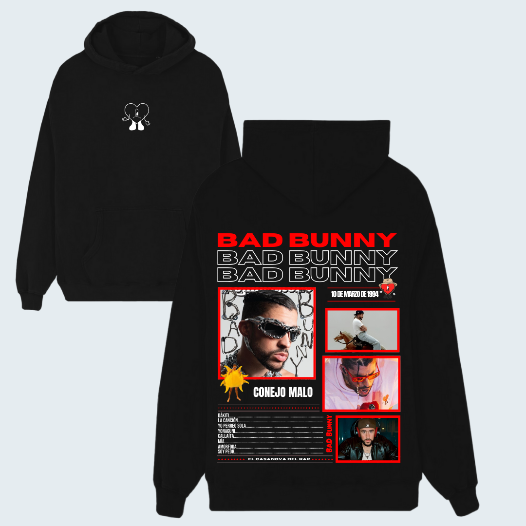 Camiseta o sudadera - Bad Bunny con fotos